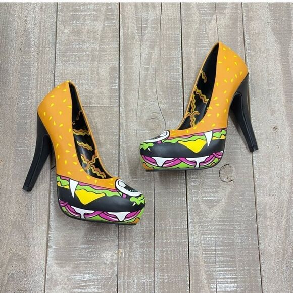 Iron Fist Cycloburger platform heels Dolls Kill - Picture 5 of 6